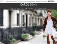 Tablet Screenshot of carol-egan.com